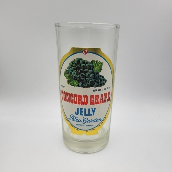 Vintage Tea Garden Concord Grape Jelly Tumbler - Picture 1 of 4